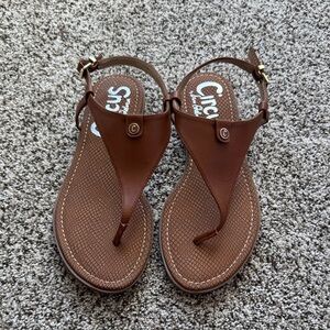 Circus by Sam Edelman Tan Thong Sandals